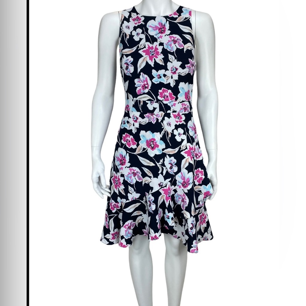Banana Republic Floral Ruffle Wrap Racerback Dress brand new size 4